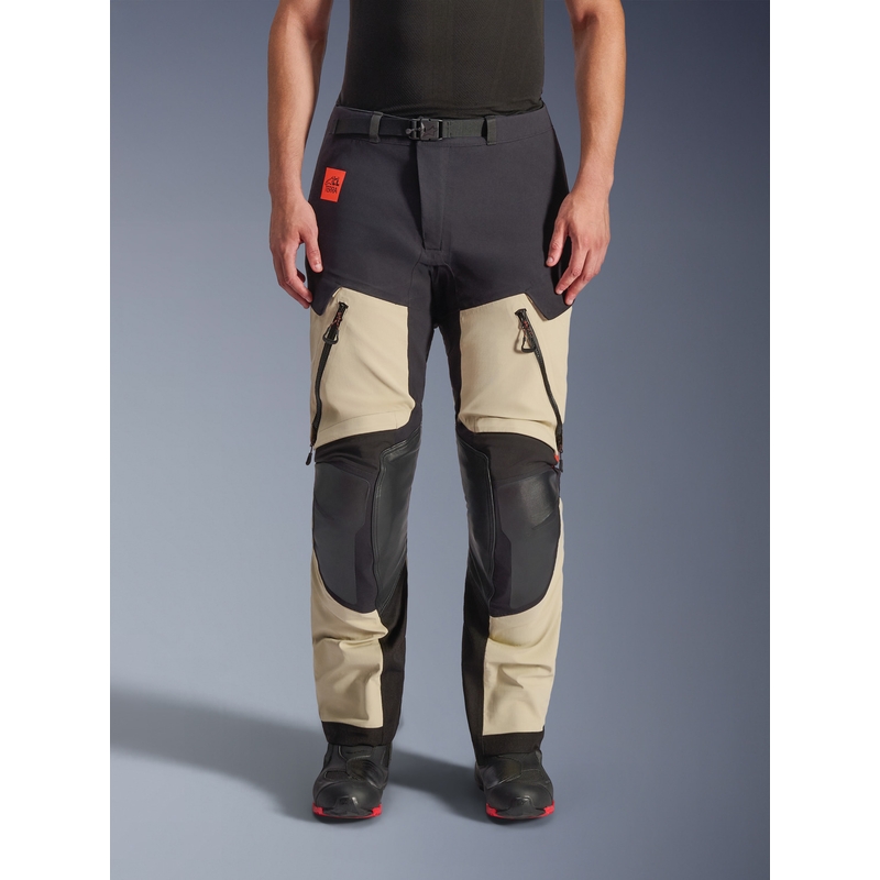 Alpinestars Halo PRO Drystar XF mootorrattapüksid kreemikas-must-punane