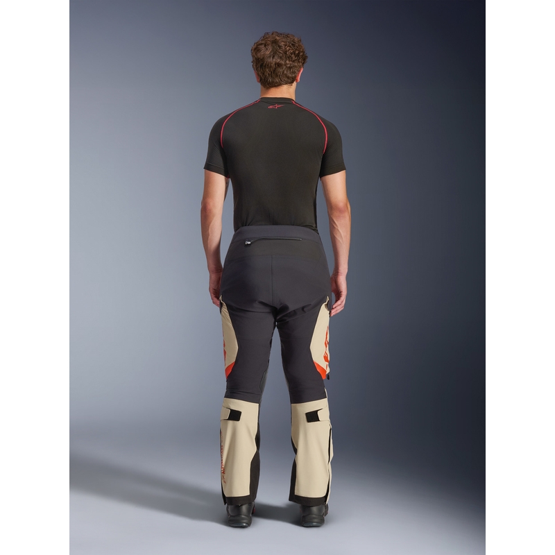 Alpinestars Halo PRO Drystar XF mootorrattapüksid kreemikas-must-punane