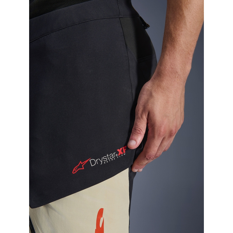 Alpinestars Halo PRO Drystar XF mootorrattapüksid kreemikas-must-punane