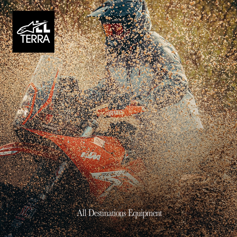 Alpinestars Halo PRO Drystar XF mootorratta jope must-tumehall-punane