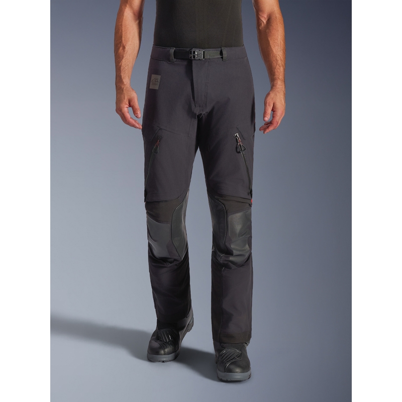Alpinestars Halo PRO Drystar XF mootorrattapüksid mustad-tumehallid-punased