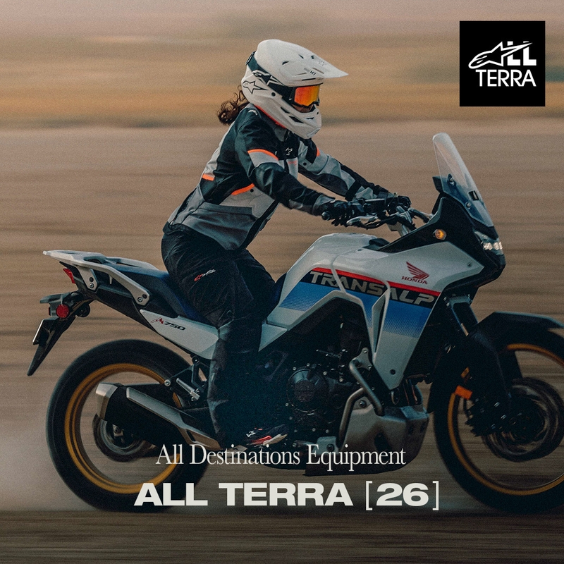 Alpinestars Stella Andes V4 Drystar naiste mootorratta jope tumehall-helehall-must-punane