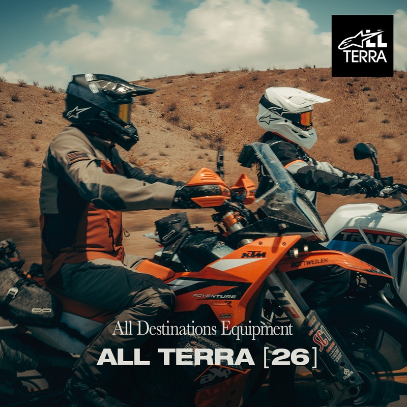 Alpinestars Andes V4 Drystar mootorratta jope helepruun-tumeoranž-must