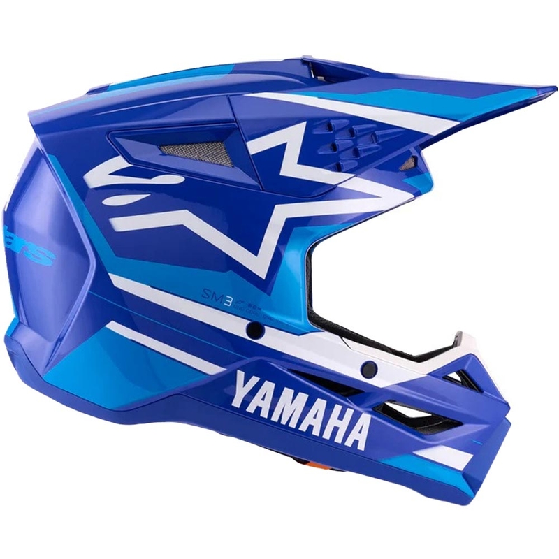 Laste motokrossikiiver Alpinestars S-M3 YAMAHA kollektsiooni sini-valge