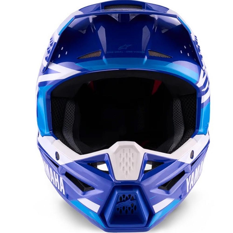 Laste motokrossikiiver Alpinestars S-M3 YAMAHA kollektsiooni sini-valge