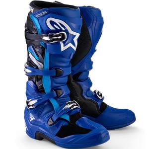 Alpinestars TECH 7 YAMAHA krossisaapad sini-valge-must kollektsioon