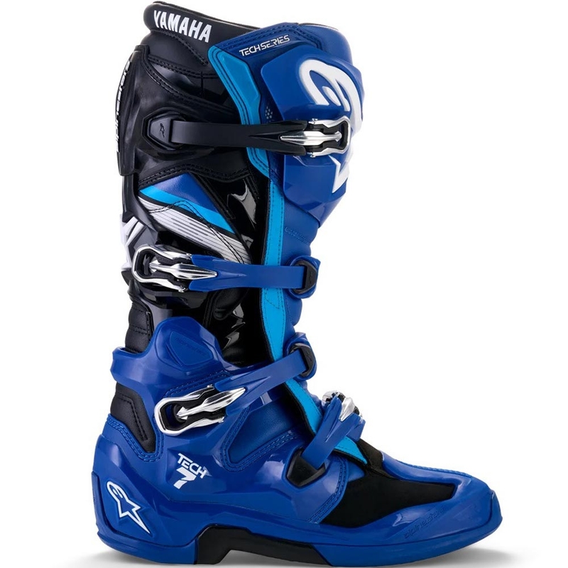 Alpinestars TECH 7 YAMAHA krossisaapad sini-valge-must kollektsioon