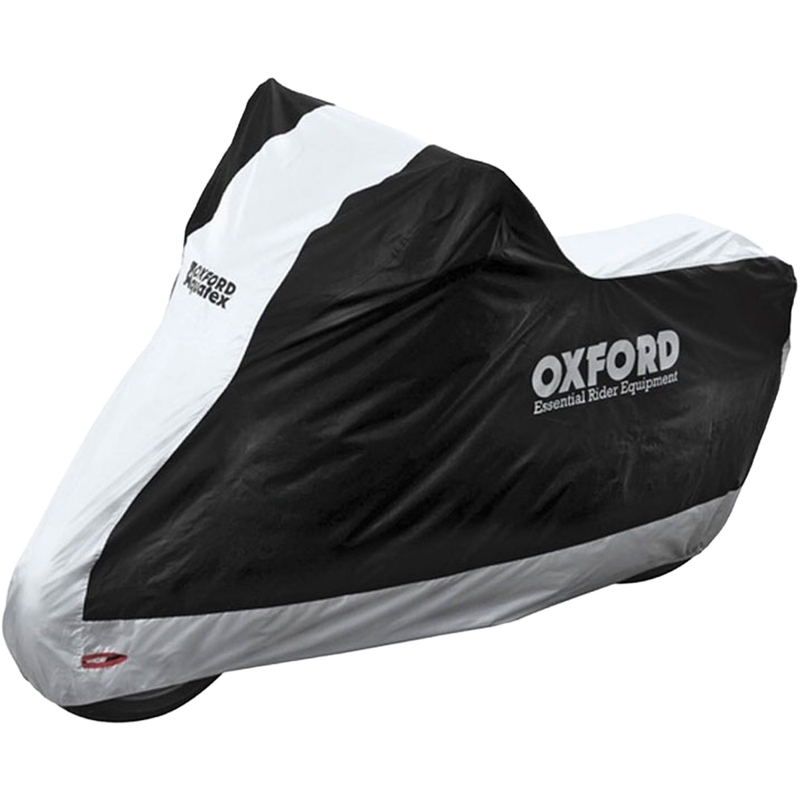 Oxford Aquatex mootorrattapapp 2016 - must/hõbedane