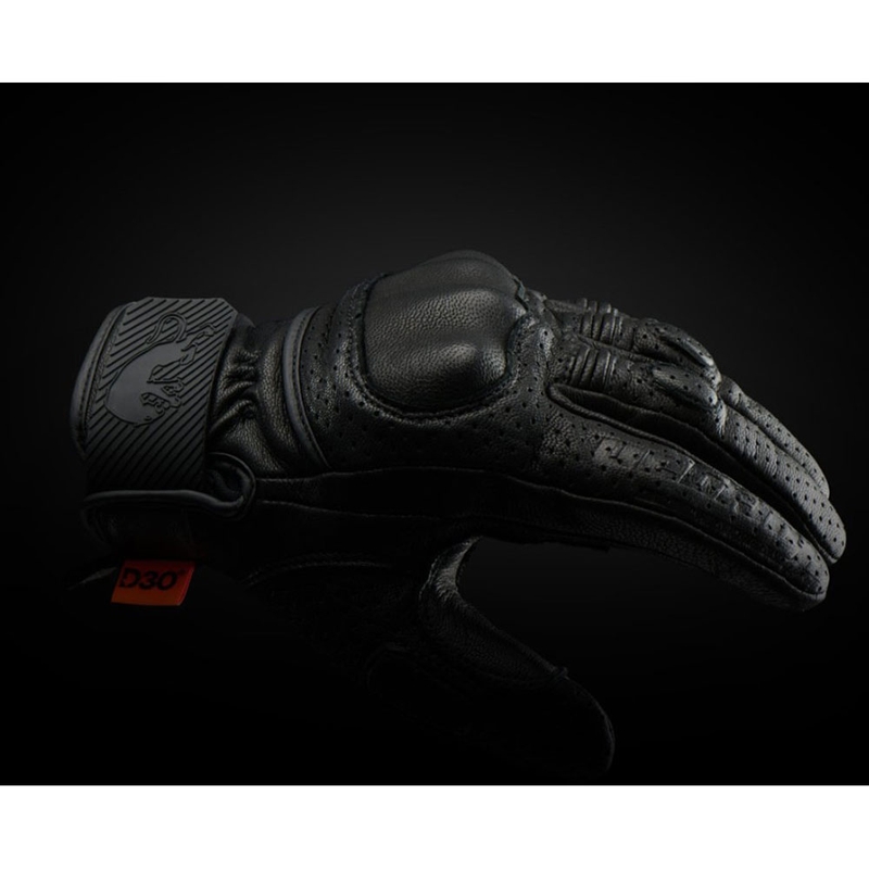 Furygan LR Jet Vented D3O® Evo mootorratta kindad mustad
