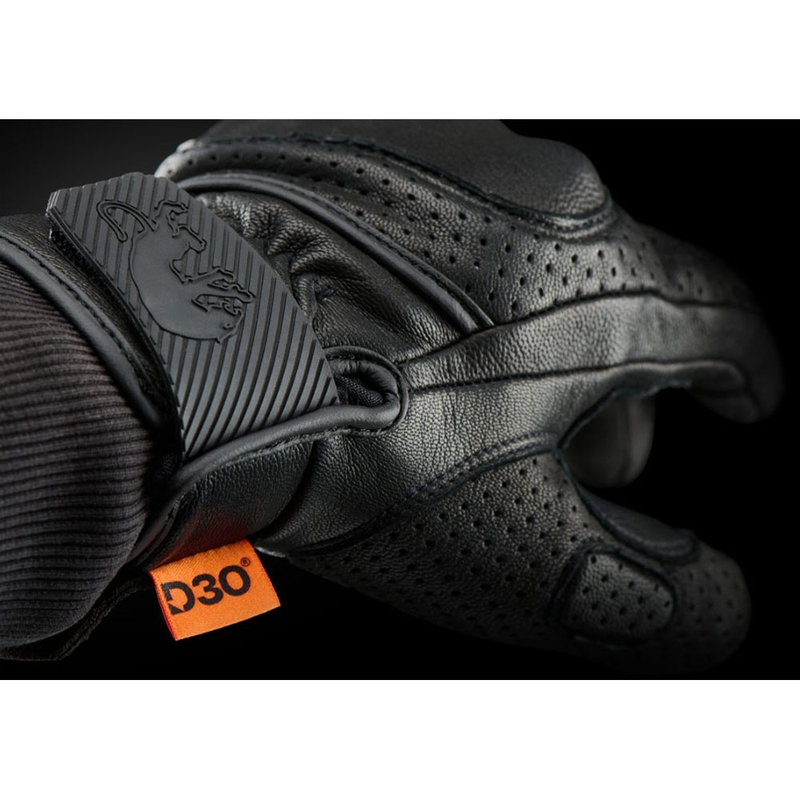 Furygan LR Jet Vented D3O® Evo mootorratta kindad mustad