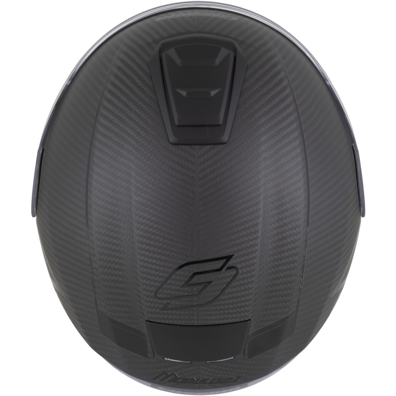 Ülesklapitav mootorrattakiiver Cassida Modulo 2.1 Plus Carbon BlackOut mattmust