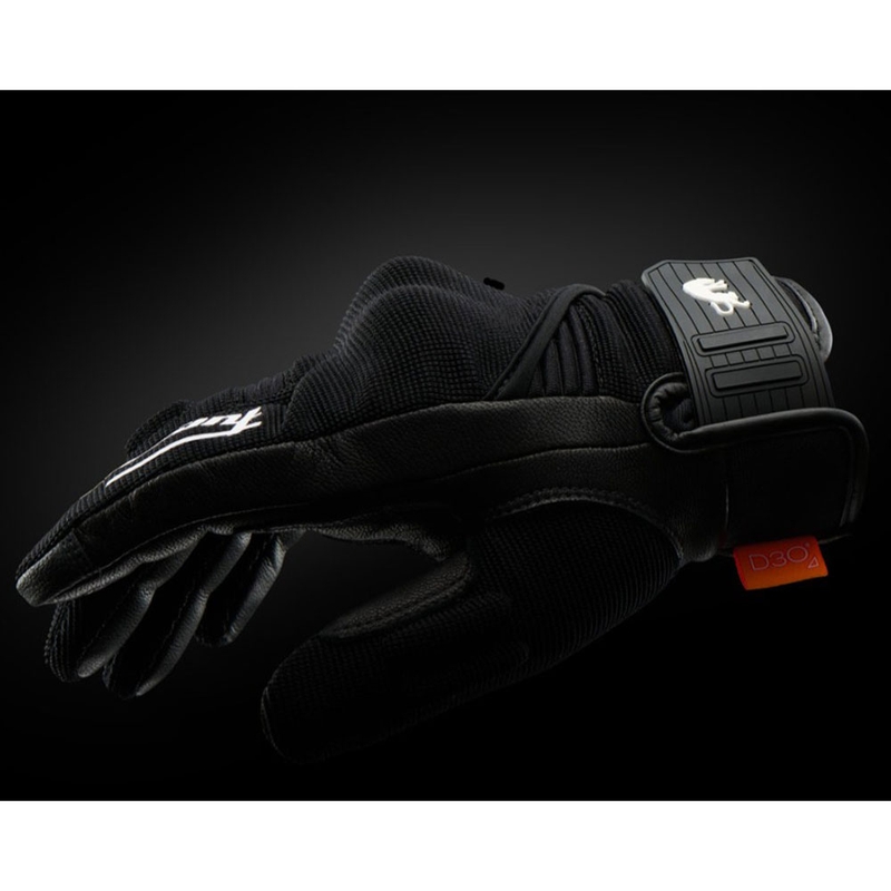 Furygan Jet Neon D3O® Evo naiste mootorrattakindad must-valged