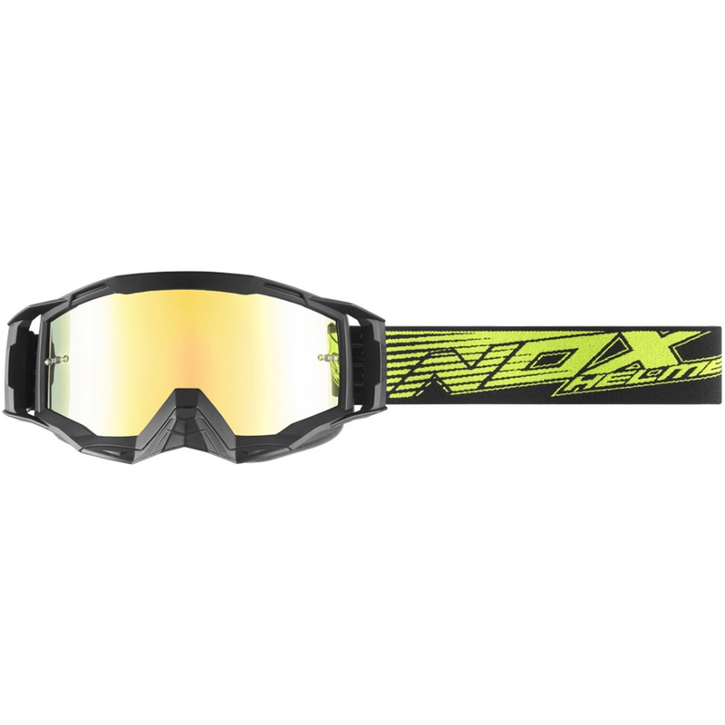Motokrossiprillid NOX Spectre must-kollane