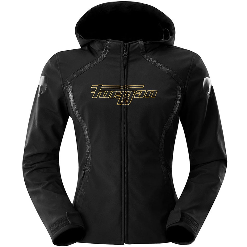 Furygan Skye naiste mootorrattajakk must-kuldne