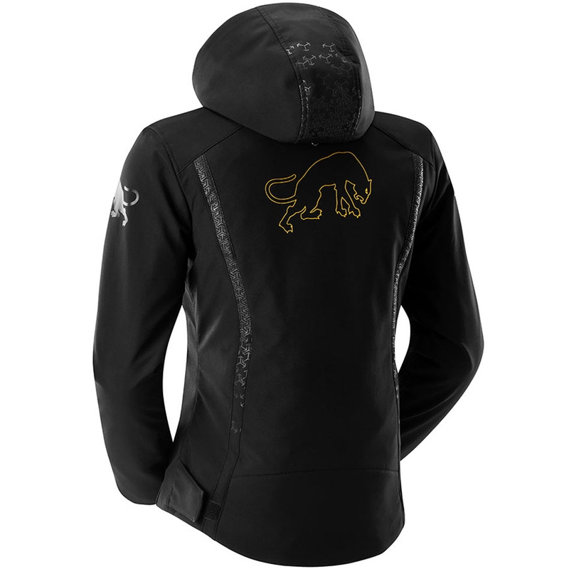 Furygan Skye naiste mootorrattajakk must-kuldne