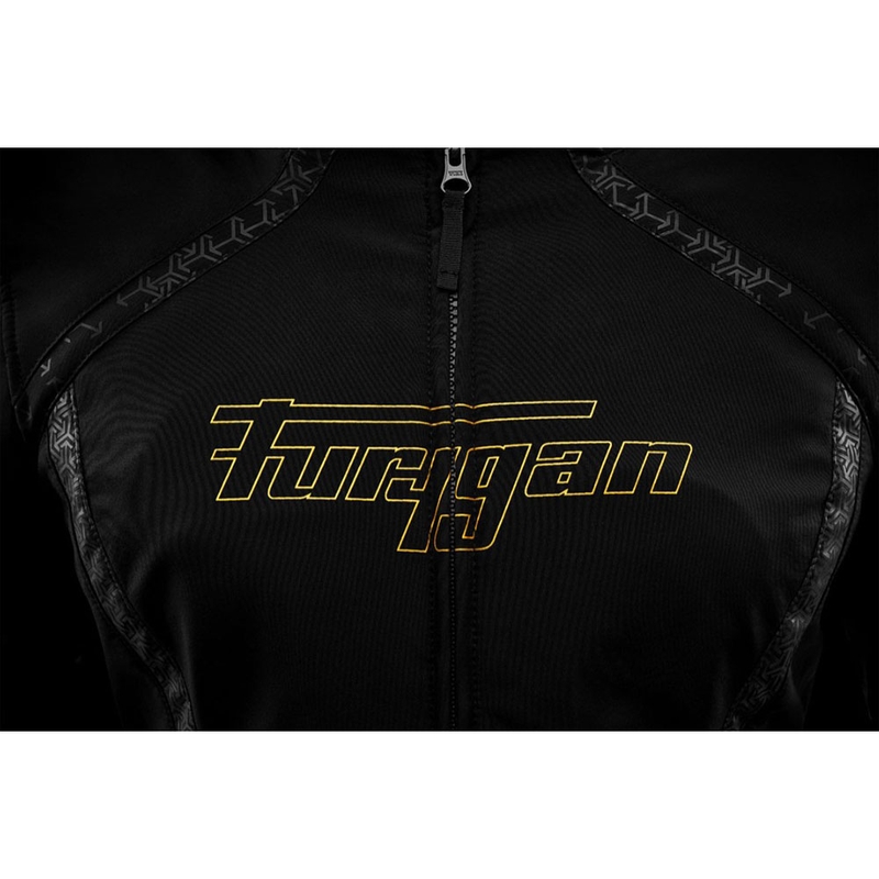 Furygan Skye naiste mootorrattajakk must-kuldne