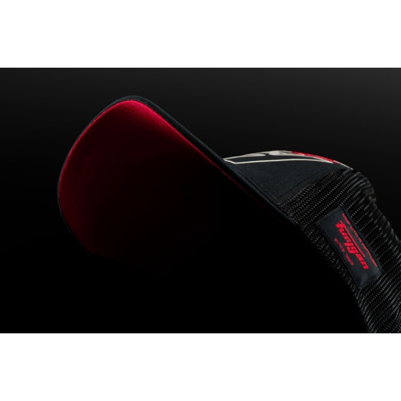 Furygan Trucker Rage nokamüts must-valge-punane