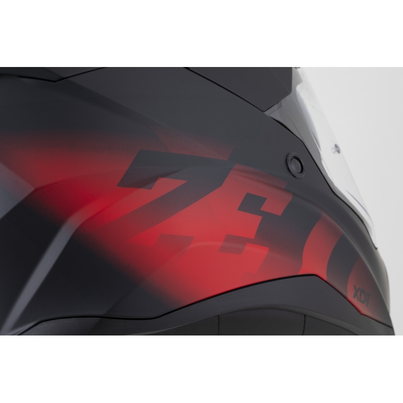Enduro mootorratta kiiver ZED XD1 matt must-punane