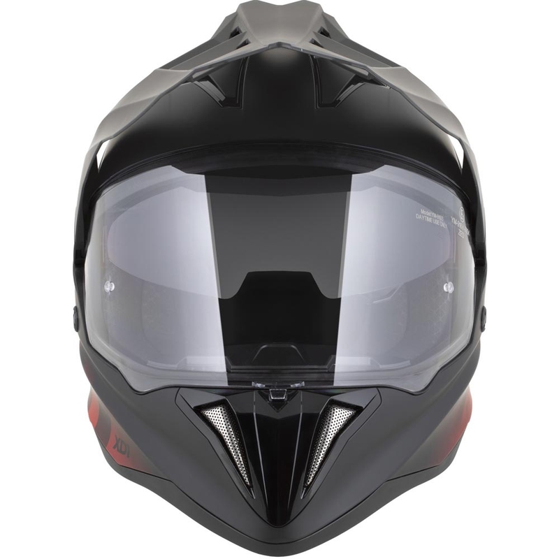 Enduro mootorratta kiiver ZED XD1 matt must-punane