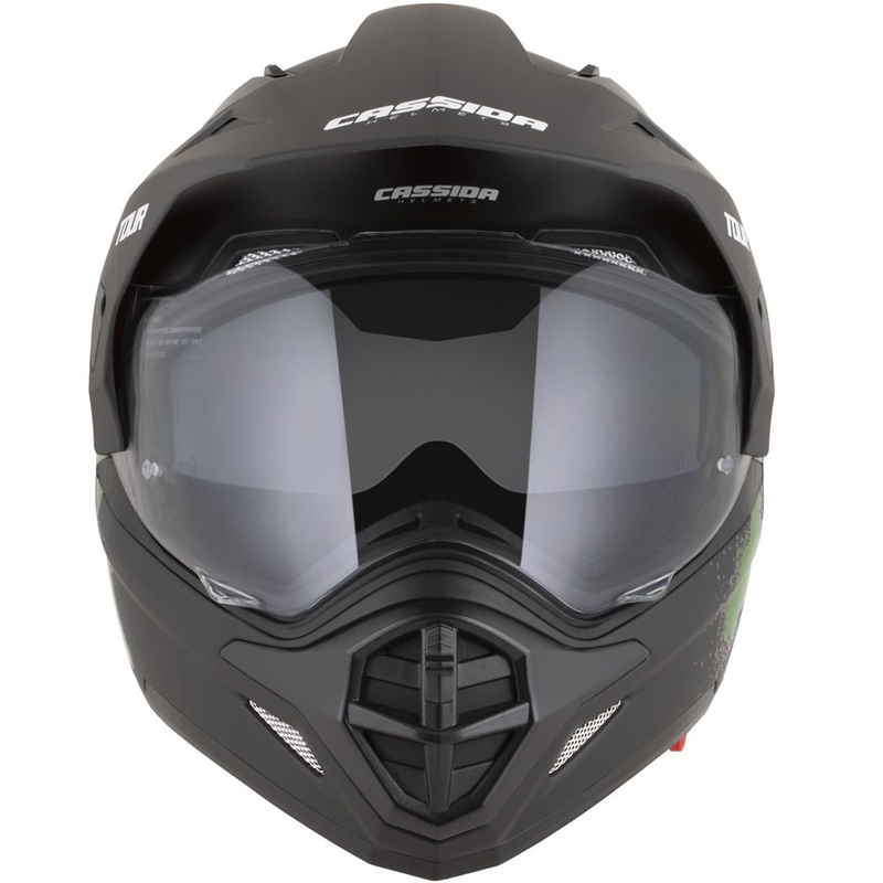 Enduro mootorratta kiiver Cassida Tour 2.0 Crew matt must-tumeroheline