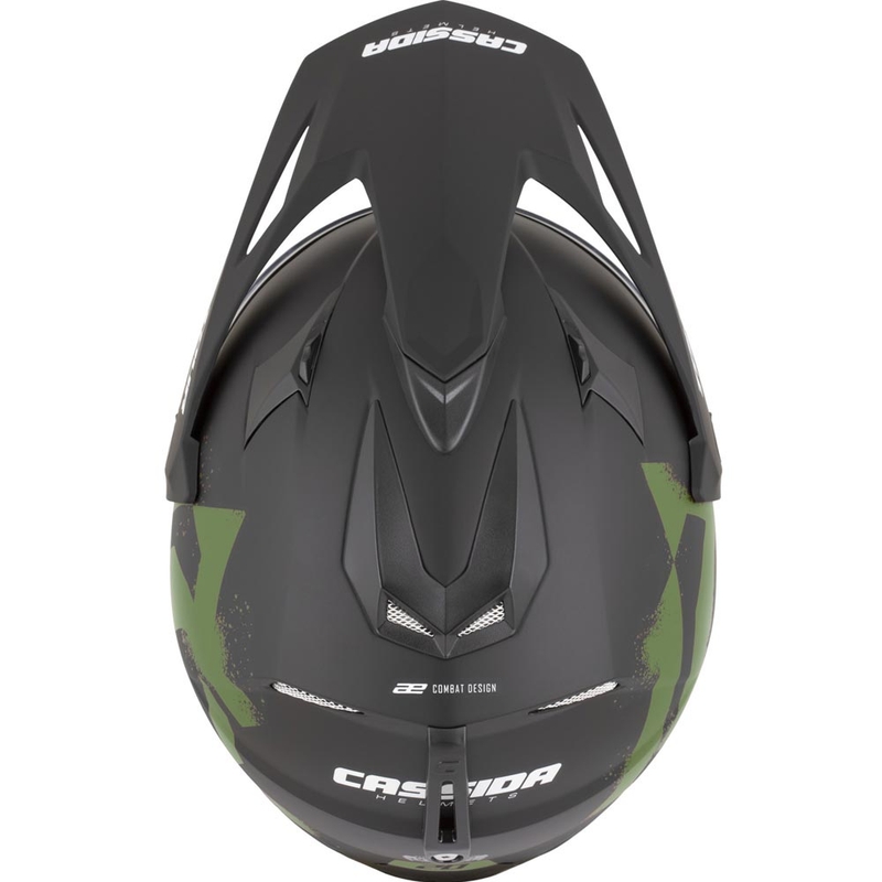 Enduro mootorratta kiiver Cassida Tour 2.0 Crew matt must-tumeroheline
