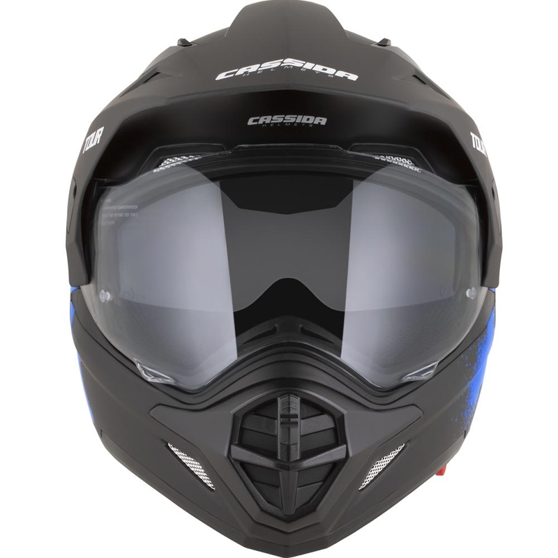 Enduro mootorratta kiiver Cassida Tour 2.0 Crew matt must-sinine