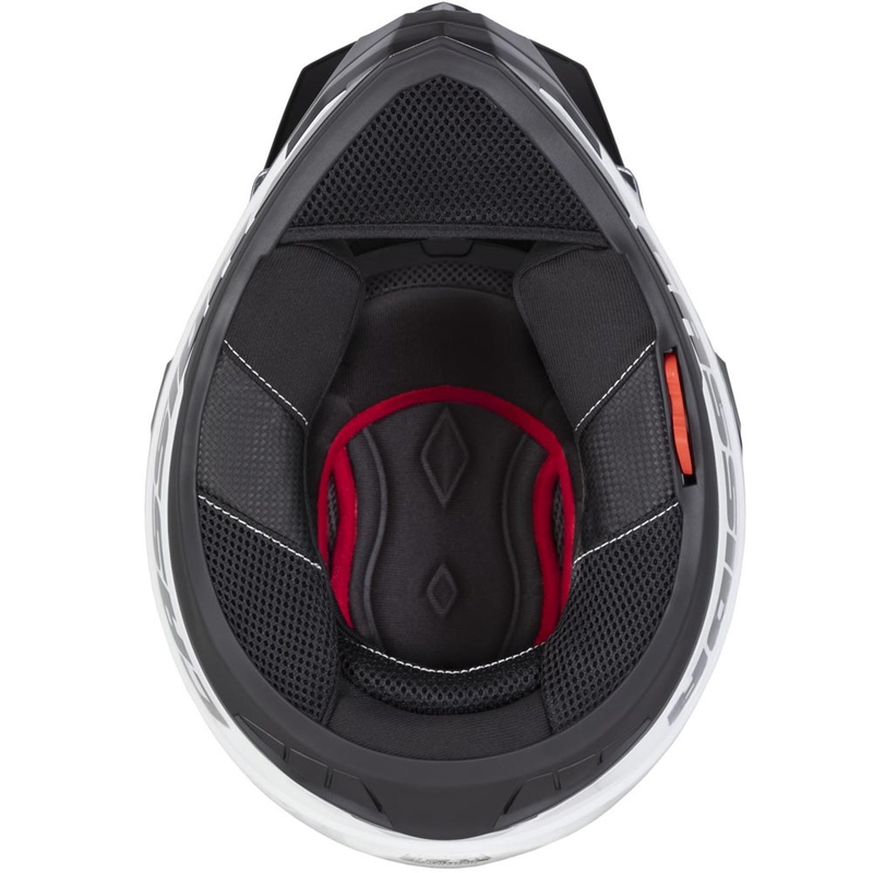 Enduro mootorratta kiiver Cassida Tour 2.0 Crew matt must-punane