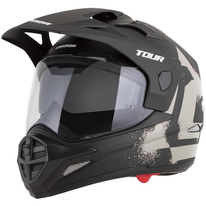 Enduro mootorratta kiiver Cassida Tour 2.0 Crew matt must-liiv