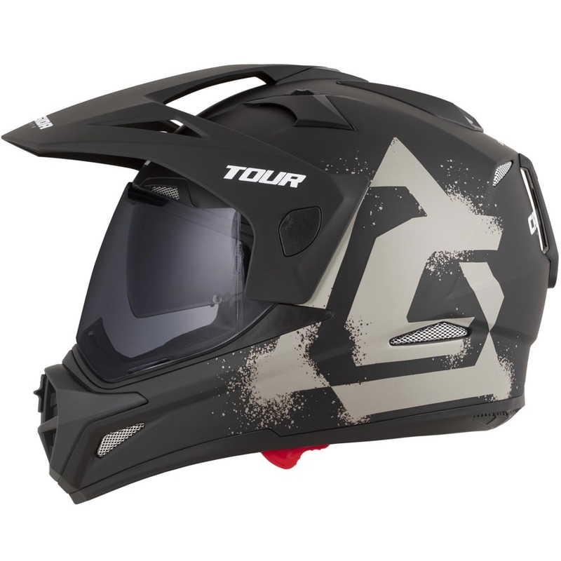 Enduro mootorratta kiiver Cassida Tour 2.0 Crew matt must-liiv
