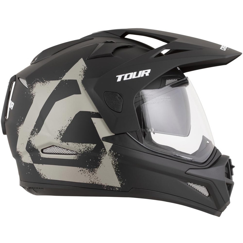 Enduro mootorratta kiiver Cassida Tour 2.0 Crew matt must-liiv