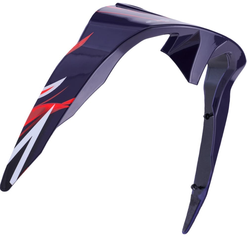 Aerodünaamiline spoiler Alpinestars Supertech R10 FLYTE mootorrattakiivrile, standardprofiil, matt sinine-punane-valge