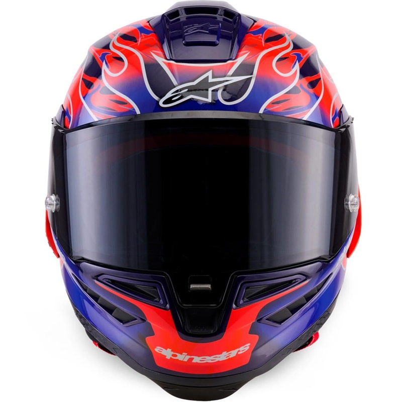 Alpinestars Supertech R-10 Flyte täismaskiiver, piiratud väljaanne, Jorge Martin, lilla-punane