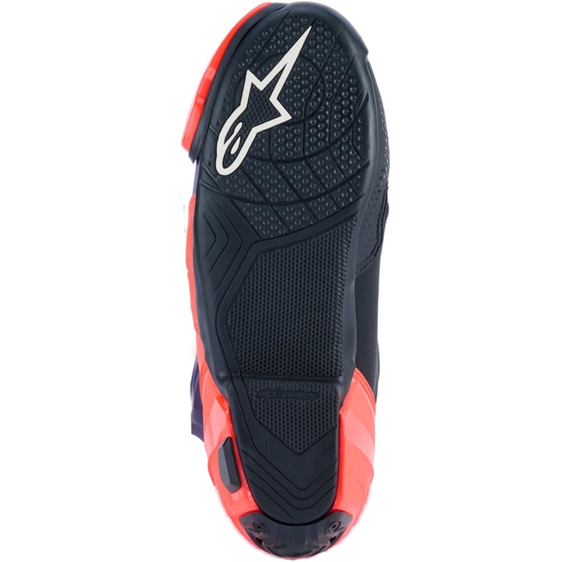 Alpinestars Supertech R ventileeritavad Flyte mootorrattasaapad, piiratud väljaanne, Jorge Martin lilla-punane-must