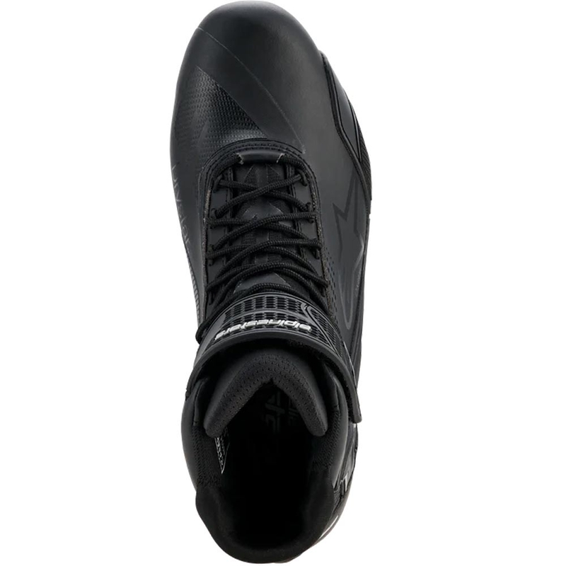 Alpinestars Stella Faster-4 Drystar naiste mootorrattasaapad must-hõbedane