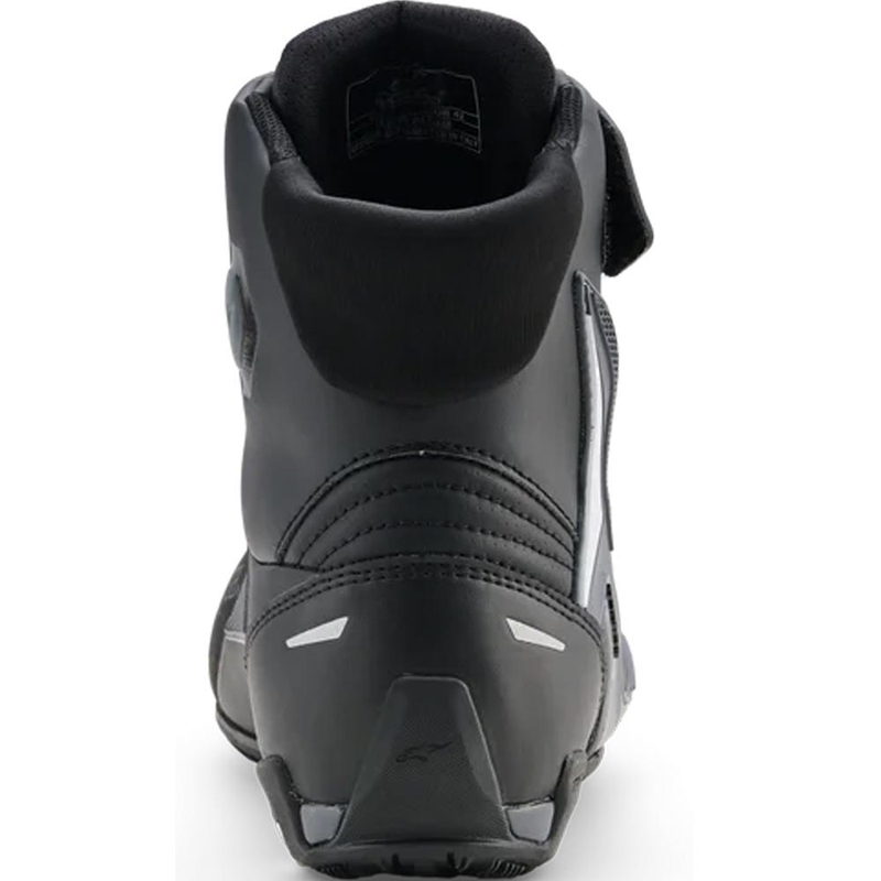 Alpinestars Faster-4 Drystar mootorrattasaapad must-tumehall-valge