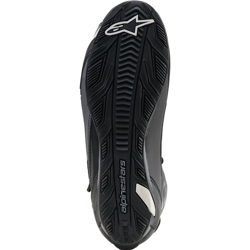 Alpinestars Faster-4 Drystar mootorrattasaapad must-tumehall-valge