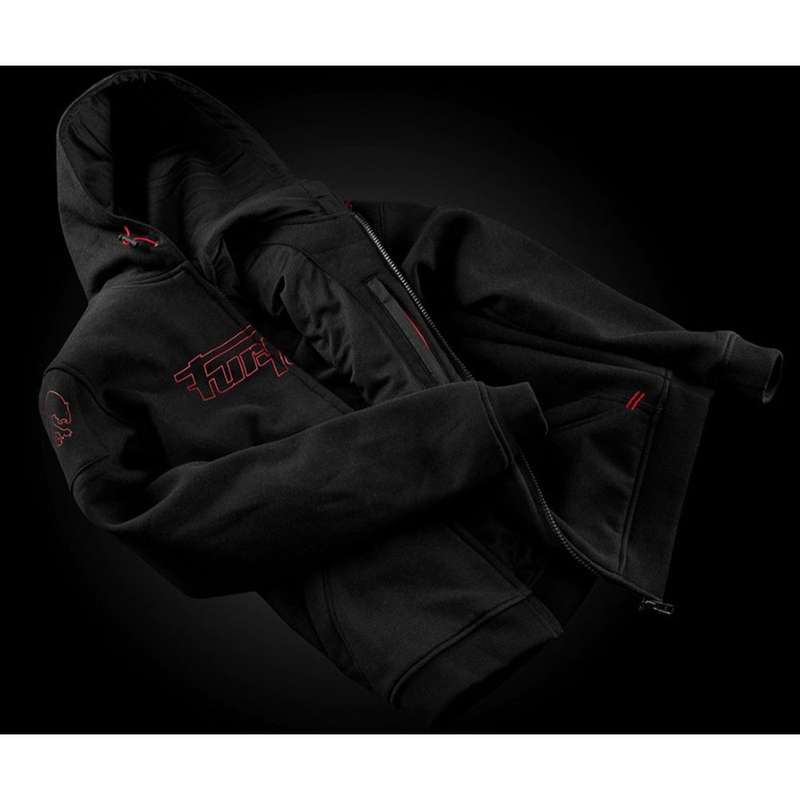 Furygan Livio X Kevlar® mootorratta jope must-punane