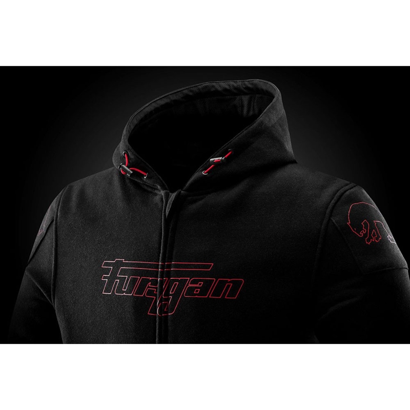 Furygan Livio X Kevlar® mootorratta jope must-punane