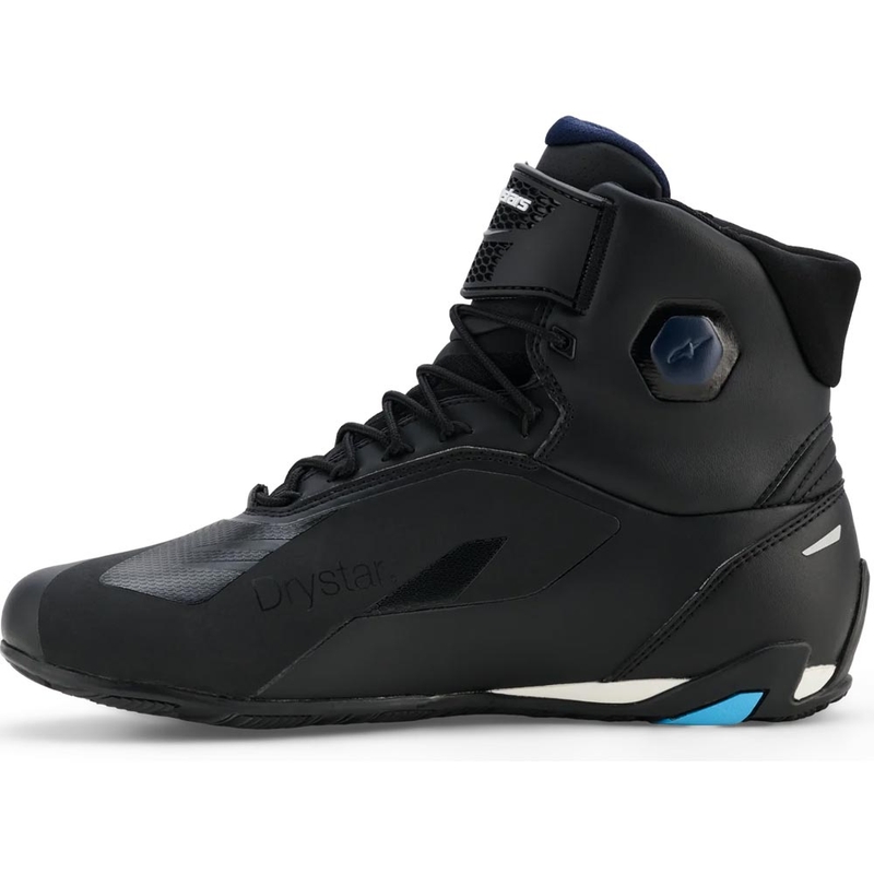 Alpinestars Faster-4 Drystar mootorrattasaapad must-sinine-valge