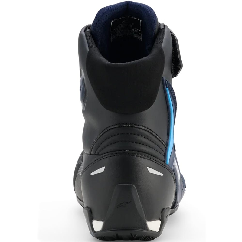 Alpinestars Faster-4 Drystar mootorrattasaapad must-sinine-valge