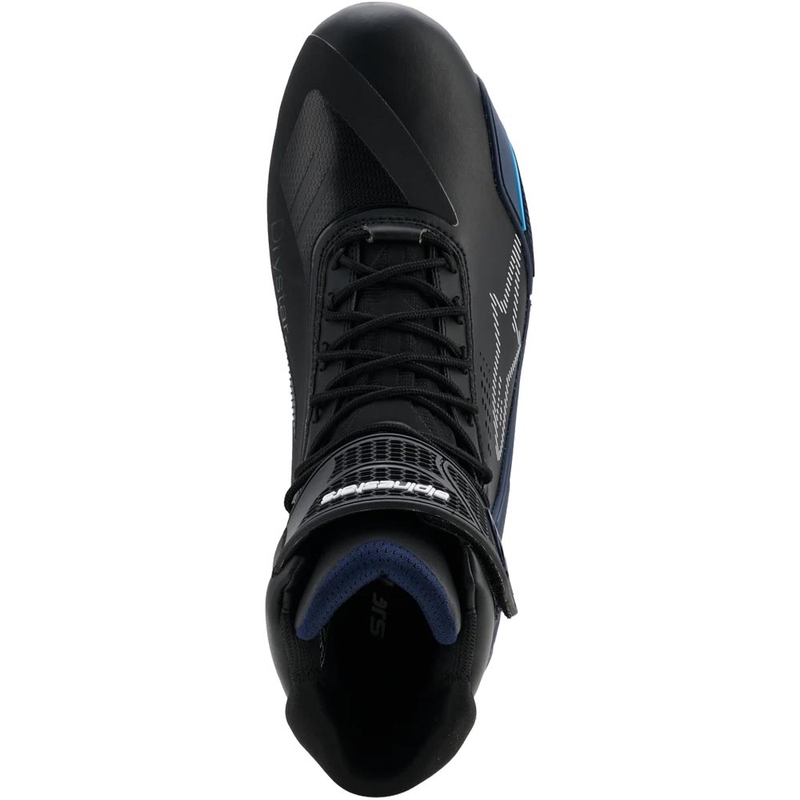 Alpinestars Faster-4 Drystar mootorrattasaapad must-sinine-valge