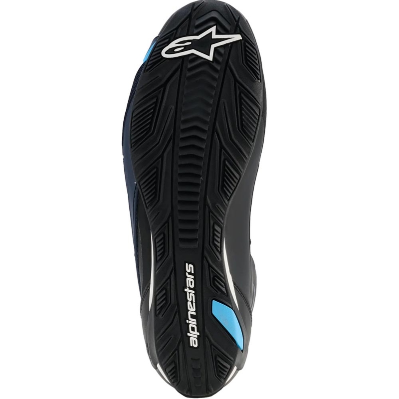 Alpinestars Faster-4 Drystar mootorrattasaapad must-sinine-valge