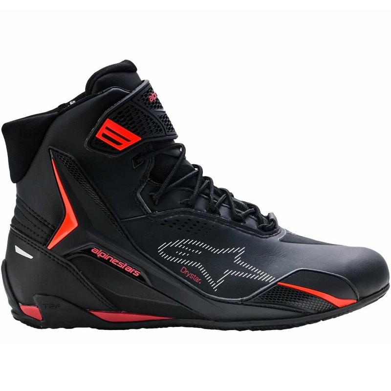 Alpinestars Faster-4 Drystar mootorrattasaapad must-punane