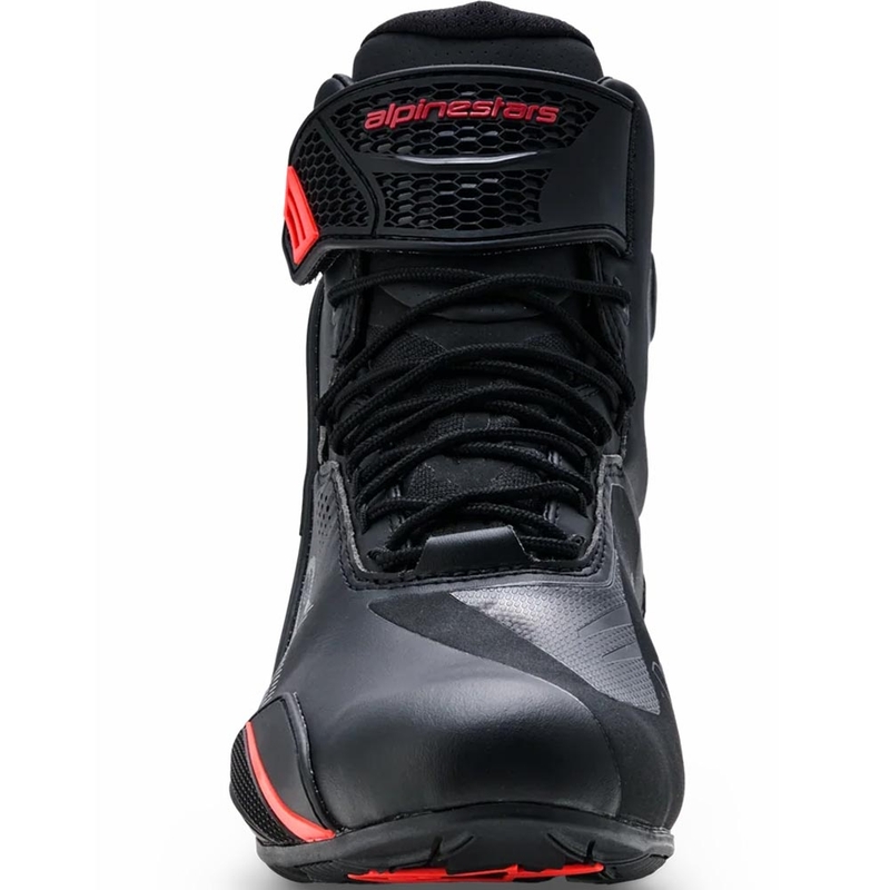 Alpinestars Faster-4 Drystar mootorrattasaapad must-punane