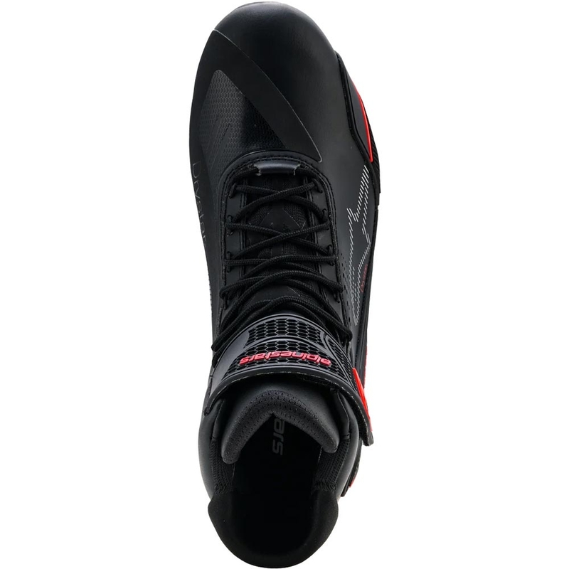 Alpinestars Faster-4 Drystar mootorrattasaapad must-punane
