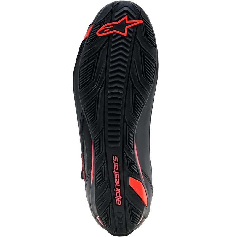 Alpinestars Faster-4 Drystar mootorrattasaapad must-punane
