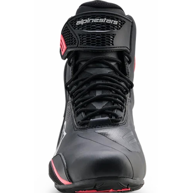 Alpinestars Stella Faster-4 Drystar naiste mootorrattasaapad must-hall-punane