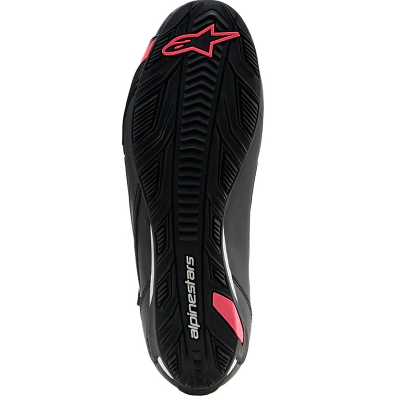 Alpinestars Stella Faster-4 Drystar naiste mootorrattasaapad must-hall-punane