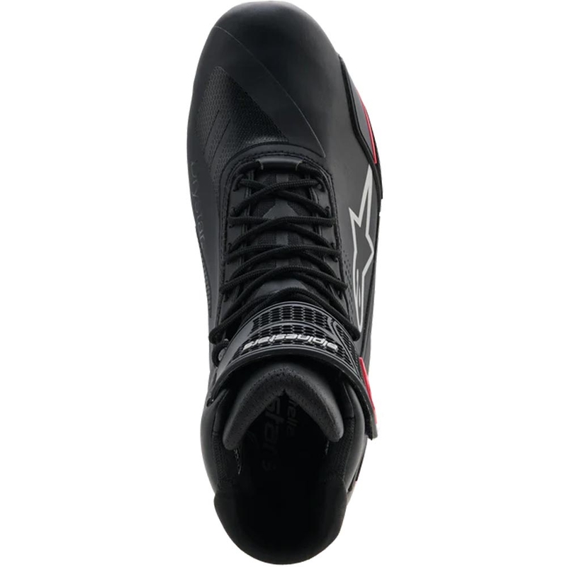 Alpinestars Stella Faster-4 Drystar naiste mootorrattasaapad must-hall-punane