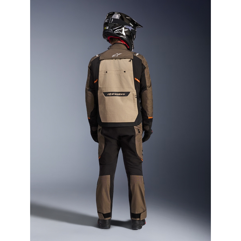 Alpinestars Cusco Drystar mootorratta jope pruun-must